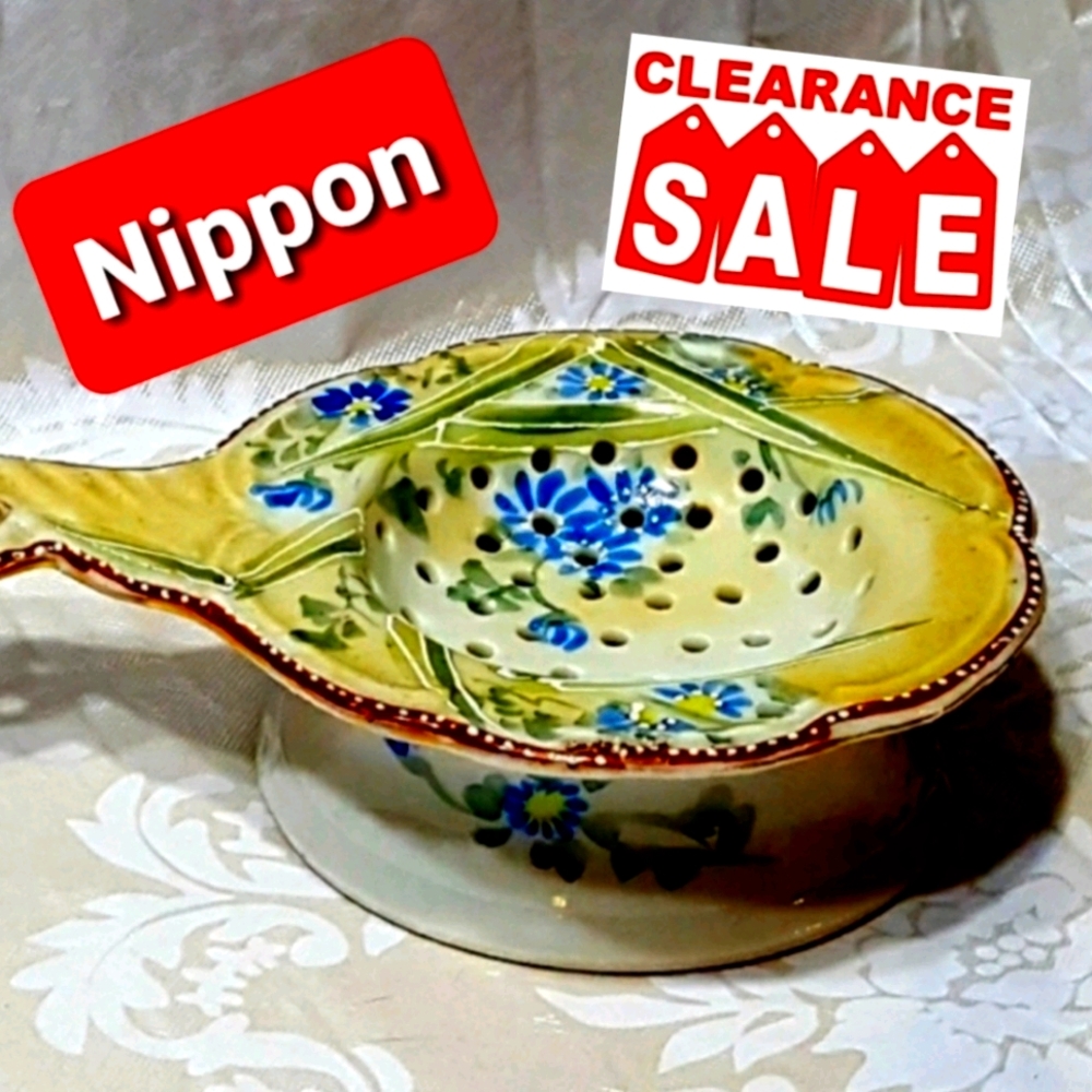 Vintage 1930's Nippon Tea Strainer